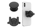 Mobil - Andet Tilbehør - PopSockets Car Vent 2 + PopGrip Holder - Black - EUR000371-0