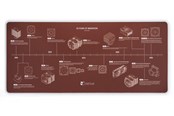 Musemåtte & tilbehør - Noctua NP-DM3 Anniversary Deskmat - NP-DM3 Anniversary Deskmat