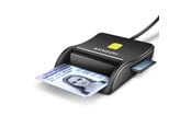 Hukommelseskort - adapter og kortlæser - AXAGON USB-A Smart card & SD / microSD / SIM / Smart Card Flatreader - CRE-SM3SD