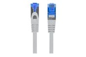 Netværkskabel - Lanberg patch cable - 25 cm - grey RAL7035 - Grå - 0.25m - PCF6A-10CC-0025-S