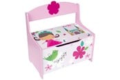 Børneværelse - Playwood Wooden Toy Bench - Pink - RS1908