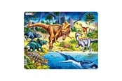 Puslespil - Selecta Play - Larsen Jigsaw Puzzle Animals - Dinosaurs of the Cretaceous Period 57 pcs. - LA-NB3