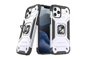 Mobil - Covers & Cases - Wozinsky Ring Armor case for iPhone 14 Pro armored cover magnetic holder ring silver - 9145576265581
