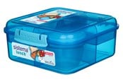 Køkkenredskaber - Sistema 1.25L Bento Cube LunchBlue - 416852