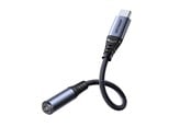 USB kabel - Joyroom SY-C01 USB-C DAC adapter to 3.5 mm mini jack - black - SY-C01