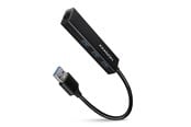 USB hub - AXAGON SuperSpeed USB-A Hub with 3 USB Ports and Gigabit LAN USB hub - USB 3.2 - 3 ports - Sort - HMA-GL3A