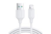 USB kabel - Joyroom Long-Lasting Series A9 USB-A / Lightning 2.4A cable 1m - white - S-UL012A9 1m white