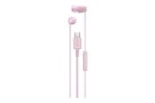 Hovedtelefoner/headset - Sony IER-EX15C - USB-C - Pink - IEREX15CP.CE7