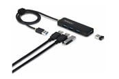 USB hub - StarTech.com - hub - 4 ports USB hub - USB 3.2 - 4 ports - Sort - H5A4A-USB-HUB-2