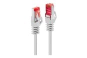 Netværkskabel - Lindy Basic patch cable - 30 cm - white - Hvid - 0.3m - 47380