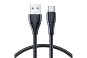 USB kabel - Joyroom Surpass Series A11 USB-A / USB-C 3A Cable 1.2 m - Black - S-UC027A11B