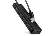 USB hub - AXAGON SuperSpeed USB-A Travel Hub USB hub - USB 3.2 - 4 ports - Sort - HUE-C1A