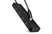 USB hub - AXAGON SuperSpeed USB-C Travel Hub USB hub - USB 3.2 - 4 ports - Sort - HUE-C1C