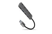 USB hub - AXAGON SuperSpeed USB-A Switch Hub with Charging Function USB hub - USB 3.2 - 4 ports - Grå - HUE-MSA