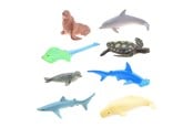 Figur - Johntoy Animal World - Sea Animals Playset 8pcs. - 26214