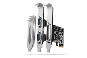 Systemtilbehør (kølepasta mv.) - AXAGON 1 Parallel Port DB25 + 2  RS-232 Serial Ports DB9 PCI-Expresss Card - PCEA-PSN