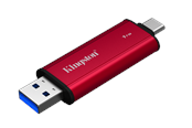 SSD - Kingston Dual Portable SSD - 1TB - Ekstern SSD - Sort - USB 3.2 Gen 2 - SPSD/1TB