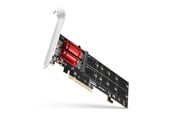 Lagringstilbehør - AXAGON PCIe Adapter for 2 × NVMe M.2 SSD - PCEM2-ND