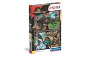 Puslespil - Clementoni Puzzle Jurassic World 2x60pcs. Floor - 24830