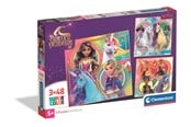 Puslespil - Clementoni Puzzle Unicorn Academy - 3x48pcs. Floor - 25325
