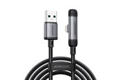 USB kabel - Joyroom S-A56 EnjoyX Series 90° USB-A - Lightning 3A cable 1.2m - black - S-A56_AL