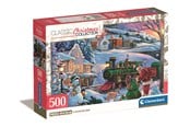 Puslespil - Clementoni Christmas Train Puzzle - 500 pieces Floor - 35566