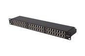 Netværkstilbehør - Lanberg patch panel - 1U - 19" - PPSA-1048-B