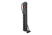 Strømkabel (ekstern) - Lanberg SP1 - power strip - 2500 Watt - SP1-05E-0300-BK