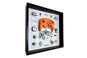 Merchandise - GRC - Retro Art Nintendo Gamecube Controller Display - Billede - GRCFNGCO