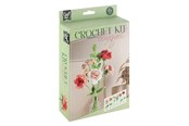 Kreativt Legetøj - Creative Craft Group CROCHET KIT Hæklesæt FLOWERS Pink - CR1736/GE