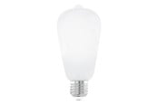 Smart Home - EGLO CONNECT.Z E27 ST64 opal SMART pære M/FARVER(RGB) OG VARM HVID LYS - 110356