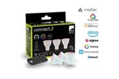 Smart Home - EGLO CONNECT.Z SÆT FJERNBETJENING + 3 GU10 opal SMART pærer M/FARVER(RGB) OG TUNABLE WHITE - 110398