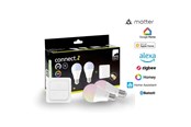 Smart Home - EGLO CONNECT.Z SÆT AFBRYDER + 2 E27 A60 opal SMART pærer M/FARVER(RGB) OG TUNABLE WHITE - 110418