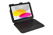 Tastatur - OtterBox Achiever Series Keyboard 360 - Tastatur & Folio sæt - Nordisk - Sort - 77-97886