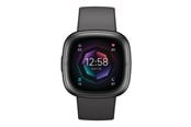 Smartwatch & Sportsur - Fitbit Sense 2 - graphite aluminium - smart watch with infinity band - shadow grey - FB521BKGB-US