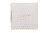 Papir, Fotopapir og Etiketter - Hobby Mate Gæstebog Guest 24*24cm. 100 sider. - 144384