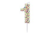 Hobby artikler - SCANSEASON Lys m. tal 1 . 7,5cm høj - 253171