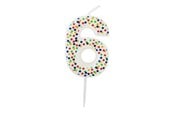 Hobby artikler - SCANSEASON Lys m. tal 6 . 7,5cm høj - 253176