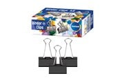 Hobby artikler - CENTRUM Foldback klemmer 12 stk. 25mm - 80245