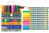 Skrive- og Tegneværktøjer - CENTRUM Glitter Gel Pen 12 ass. - 80785