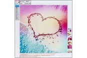 Hobby artikler - CENTRUM Diamond Painting 30*30cm. HJERTE - 80877