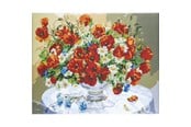 Hobby artikler - CENTRUM Diamond Painting 40*50cm. BLOMSTER - 80905