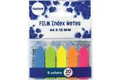 Hobby artikler - CENTRUM Indeksfaner 45*12mm 5 neonfarver ass. - 83506