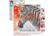 Hobby artikler - CENTRUM Diamond Painting 20*20cm. Zebra - 89620