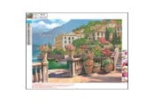 Hobby artikler - CENTRUM Diamond Painting 30*40cm. Søbred m. huse - 89754