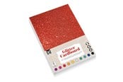 Hobby artikler - Creative Craft Group Karton A4 Glitter, 200g, 10 ark ass. - CR0042/GE
