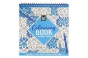 Hobby artikler - Creative Craft Group Malebog Mandala 21*20cm. 24s. 120g. BLÅ - CR5011/GE-1