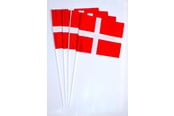 Papir, Fotopapir og Etiketter - SCANSEASON Flag på stang 15*10 cm. 6 stk. - GQ0009
