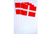 Hobby artikler - SCANSEASON Flag på stang 20*15cm. 6 stk. - GQ0014