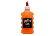 Hobby artikler - Hobby Mate Glitterlim Pastel ORANGE 177 ml - LIM08